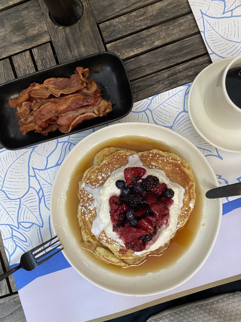 Morgenmad på Arlo Soho hotel på Manhatten