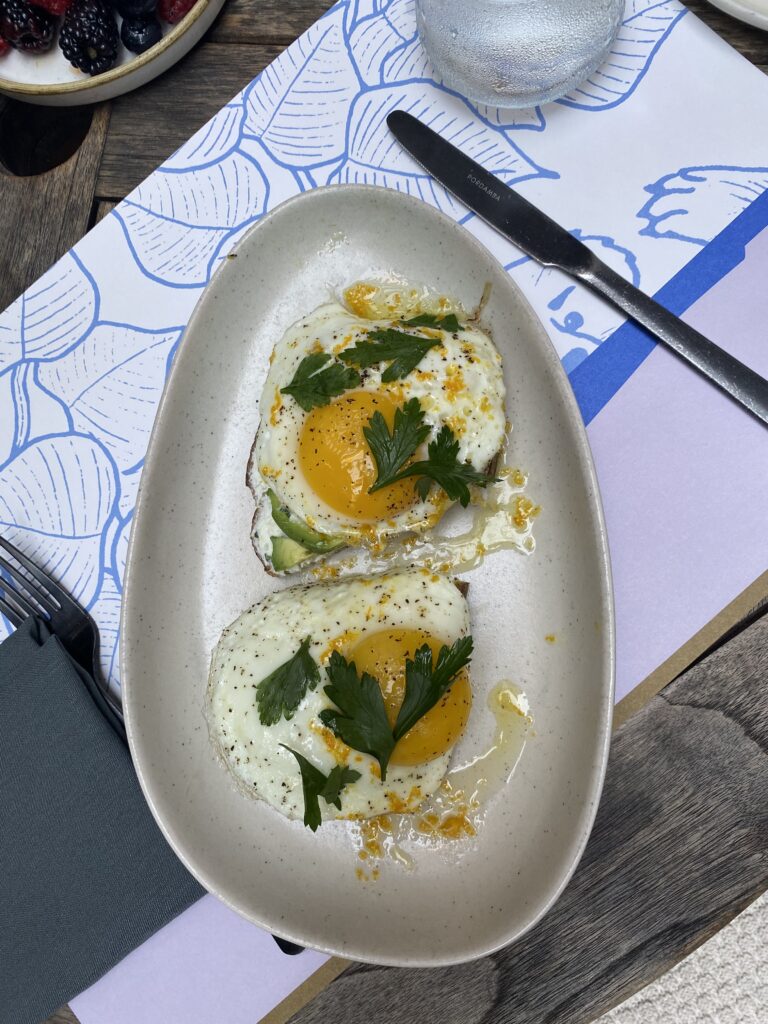 Morgenmad på Arlo Soho hotel på Manhatten